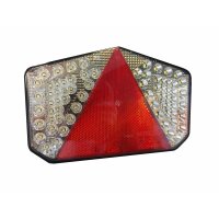 Lampa tylna LED RADEX 7600 lewa, 222 x 148 mm