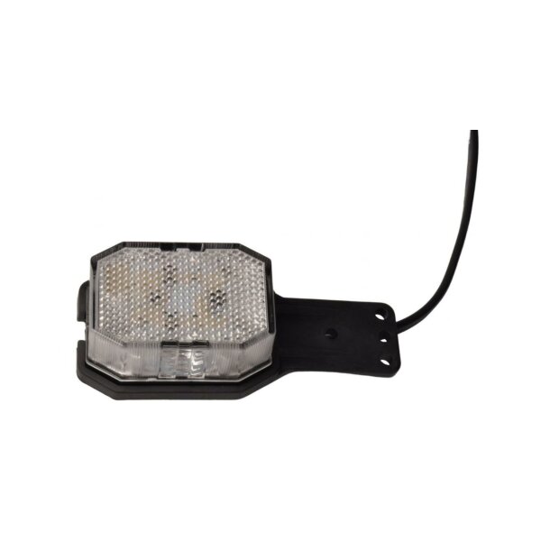 ASP&Ouml;CK Flexipoint lampa obrysowa lewa LED, czerwono/biała z uchwytem i przewodem 3 m 31-6369-067