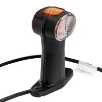 ASP&Ouml;CK Superpoint II lampa obrysowa kr&oacute;tka, lewa/prawa, przew&oacute;d 1 m | 31-3709-017