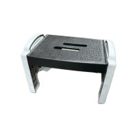 Stopień składany ProPlus czarny/szary 32 x 26 x 22 cm