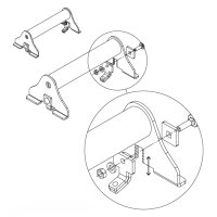 Uniwersalna blokada koła lawety 275 - 425 mm