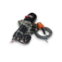 Agregat hydrauliczny 20MPa, 0.8 CC, 2l, 0.8kW, 3500 rpm, G 3/8", zbiornik metalowy, z pilotem dwufunkcyjnym