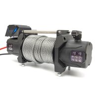 PUNDMANN - 35kN-PR-SM-12V-EN1 PLUS, 3560 kg, lina stalowa 25 m x 10 mm, standardowy bęben, wyciągarka