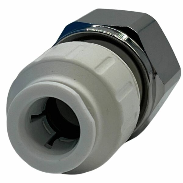 Złączka prosta 10 mm na gwint 1/2&quot; z nakrętką John Guest | PEMSTC1014