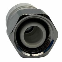 Złączka prosta 10 mm na gwint 1/2&quot; z nakrętką John Guest | PEMSTC1014