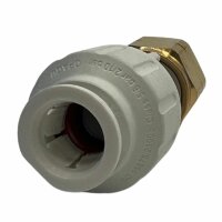 Złączka prosta 12 mm na gwint 1/2&quot; z nakrętką John Guest | PEMSTC1214