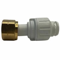 Złączka prosta 12 mm na gwint 1/2&quot; z nakrętką John Guest | PEMSTC1214