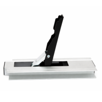 Zamek burty do przyczepy aluminiowy, lewy, 313 mm, dolny GH