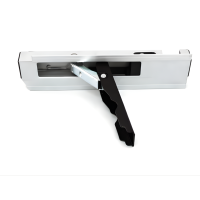 Zamek burty do przyczepy aluminiowy, lewy, 313 mm, dolny GH