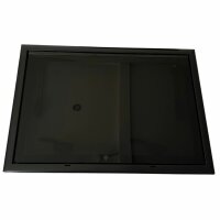 Okno kamperowe kwadratowe, uchylne, z moskitierą i roletą 500×350 mm, grubość ścianki 28–30 mm | SFAW