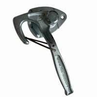 Zamknięcie dźwigniowe kątowe lewe + prawe FBS 172 mm z zabezpieczeniem sprężynowym, stal ocynk