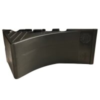 Klin pod koło, 89 x 223 x 92 mm, czarny