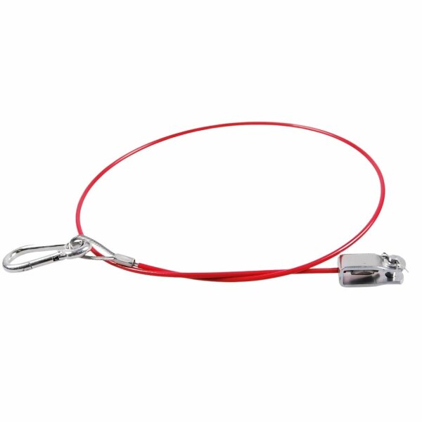 Linka awaryjna 1050 mm z głowicą widełkową / karabińczykiem