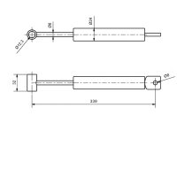 Amortyzator najazdowy PEITZ PAV/SR 1,3 X