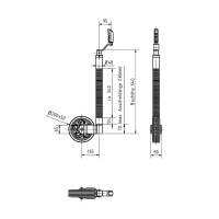 KARTT Koło podporowe FI 48 mm, żebrowane, z mechanizmem Turn-Lock, dopuszczalny nacisk 350kg