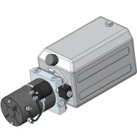 Agregat hydrauliczny 18 MPa, 2.7 CC, 8 L, 12 V, 1.6 kW, DC, 2500 rpm z elektrozaworem G 3/8"