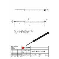 Amortyzator najazdowy do AL-KO 2,8/3,0 VB FI 28 mm