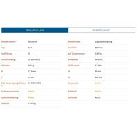KNOTT - Zaczep kulowy K14-A, 1400 kg, FI 50, otwory 12,5 mm
