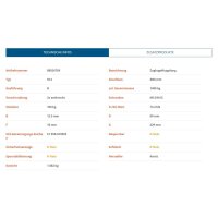 KNOTT - Zaczep kulowy K14-B, 1400 kg, FI 60 mm, otwory 12,5 mm