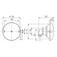 Lampa kierunkowskazu ż&oacute;łta JOKON 710