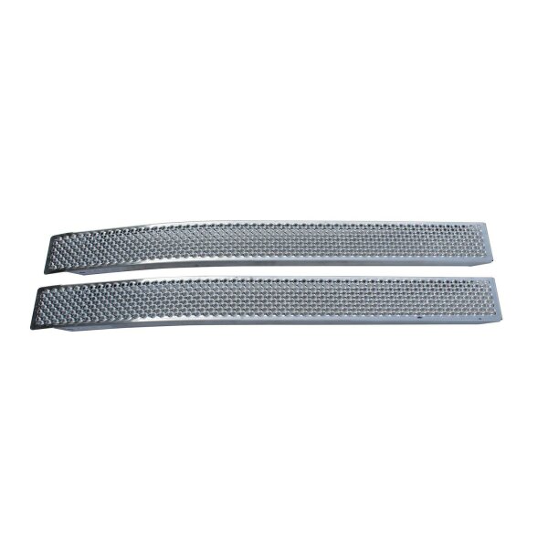 Rampy najzdowe 200 x 2000 mm aluminium, zakrzywione 2 sztuki komplet, 400 kg na parę