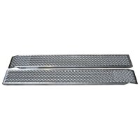 Rampy najzdowe 200 x 2000 mm aluminium, zakrzywione 2 sztuki komplet, 400 kg na parę
