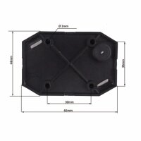 ASP&Ouml;CK Flexipoint I lampa obrysowa z reflektorem, 12V, przew&oacute;d 0,5 m | 31-6509-027
