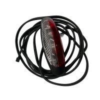 ASP&Ouml;CK Flexipoint II czerwono/biała, lampa obrysowa tylna, przew&oacute;d 2,25 m | 31-4709-007