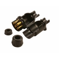 Wtyczka 12 volt, 7-pinowa zamykana z zawiasem