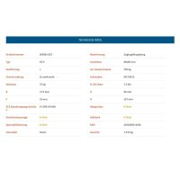KNOTT - Zaczep kulowy K 7,5-L, 750 kg, kwadrat 60 mm, otwory 12,5 mm