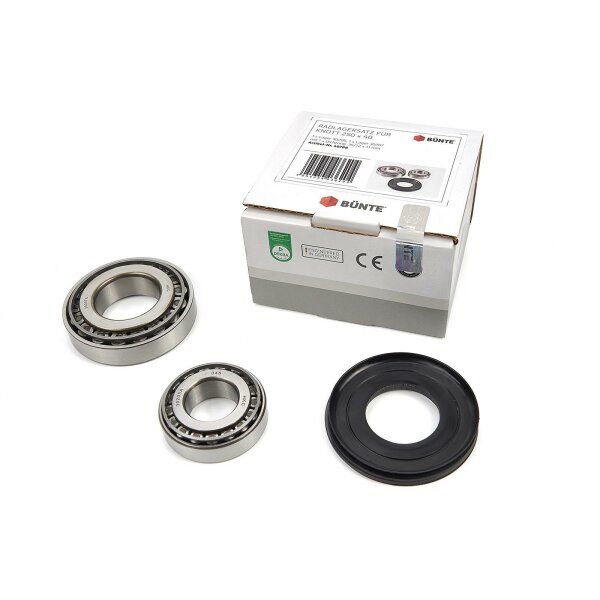 B&Uuml;NTE Zestaw lożyskowy do KNOTT/BPW 250 x 40 mm, łożyska 30205, 30207