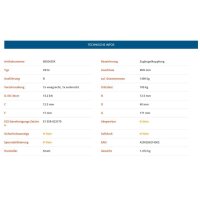 KNOTT - Zaczep kulowy KK14-B, 1400 kg, FI 45 mm, otwory 12,5 mm