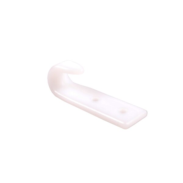 Hak do naciągu plandeki plastikowy 20 x 63 mm, biały