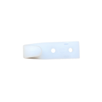 Hak do naciągu plandeki plastikowy 20 x 63 mm, biały