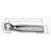Oczko do przyspawania 31 x 95 x 27 mm, FBS