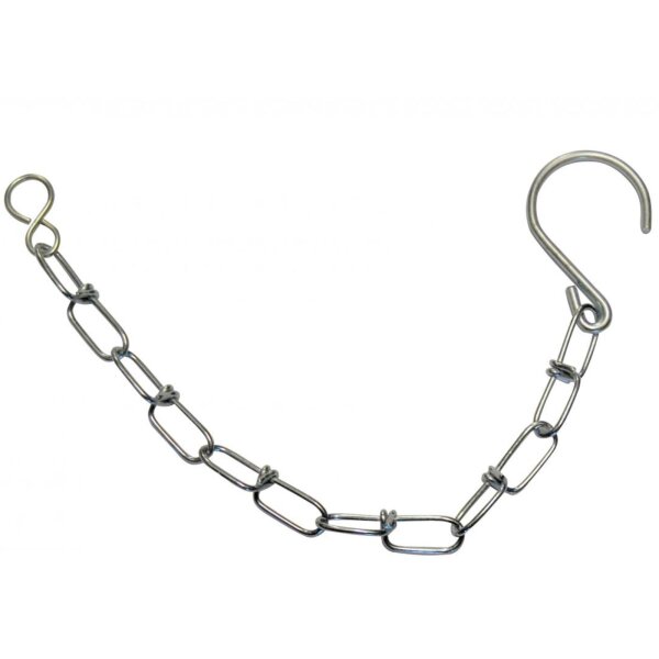Łańcuszek zabezpieczający do burty przyczepy 280 mm bez płytki