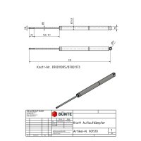 Amortyzator najazdowy KNOTT do  KF 20-C