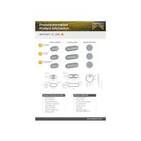 ECCO - Lampa błyskowa rotacyjna pomarańczowa 24V śred.153mm wys.147mm mocowanie 1-śruba /401.002