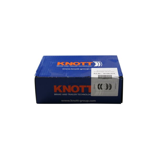 KNOTT - Zestaw szczęk hamulcowych 203,2 x 40 mm do KNOTT 20.32-1647 AVONRIDE