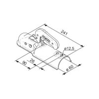 AL-KO - Zaczep kulowy AK7-B, 750 kg, FI 60 mm, otwory...