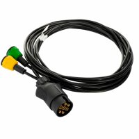 Wiązka 8 m do przyczepy | wtyczka 13-pin + 2 x 5-pin bajonet