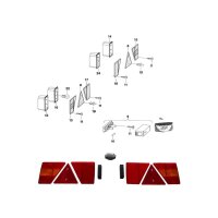 JOKON/WESTFALIA - Klosz lampy tylnej, prawej BBS 530 R, 118 211 323 102