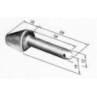 Sworzeń do przyspawania FBS FI 12 x 106 mm, z otworem,...