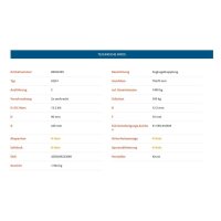 KNOTT - Zaczep kulowy KQ14-C, 1400 kg, kwadrat 70 mm, otwory 12,5 mm