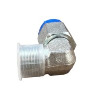 Redukcja hydrauliczna kolankowa 90 stopni M18 x 1,5 zew. - M18 x 1,5 wew. nakrętka obrotowa