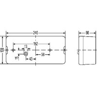 HELLA 2SE 007 547-011/GEKA BBSKN 246 Lampa Tylna