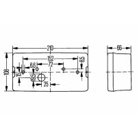 HELLA - Lampa zespolona tylna lewa 2SD 006 040-031