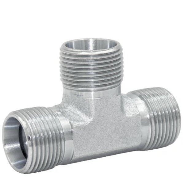 Trójnik hydrauliczny 3 x M18 x 1,5 gwint zewnętrzny