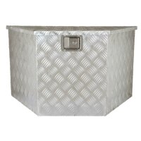 Aluminiowa skrzynka narzędziowa 482 x 406/864 x 457 mm, ze sprężyną gazową