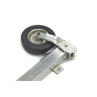 Koło podporowe FI  60 mm na profilu kwadratowym automatyczne/uchylne, dopuszczalny nacisk 250 kg